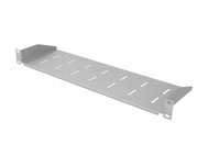 Półka RACK Eco stała szara 19" 1U 170mm Perforowana jakość StalFlex