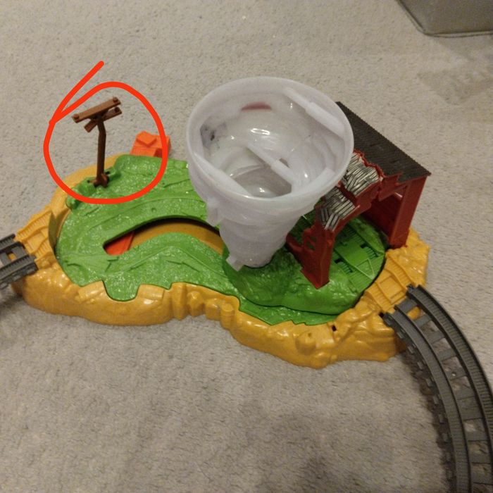 Kolejka Tomek i przyjaciele Wirujące tornado