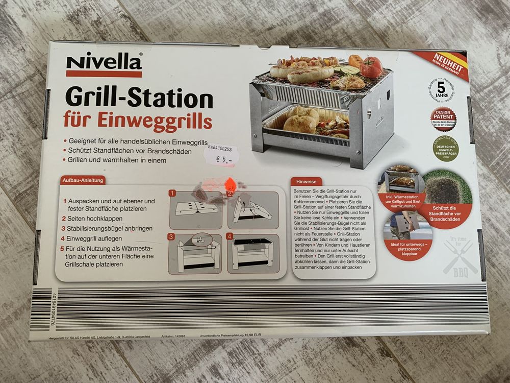 Stacja grillowa do grilli jednorazowych