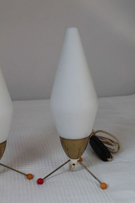 lampki Rocket dla Lustry Kamenicky Senov Czechosłowacja lata 60