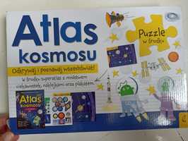 Atlas kosmosu puzzle plus album