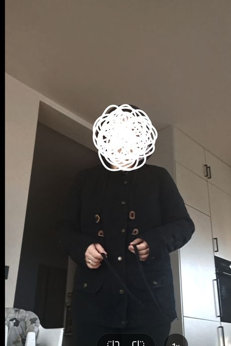 Kurtka ciążowa, dla dziecka do chusty 2w1. Rozm 36 z wkładka niemowlęc