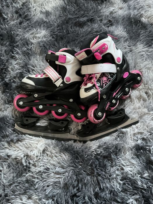 Rolki/łyżwy dziecięce zestaw rozmiar 26/29