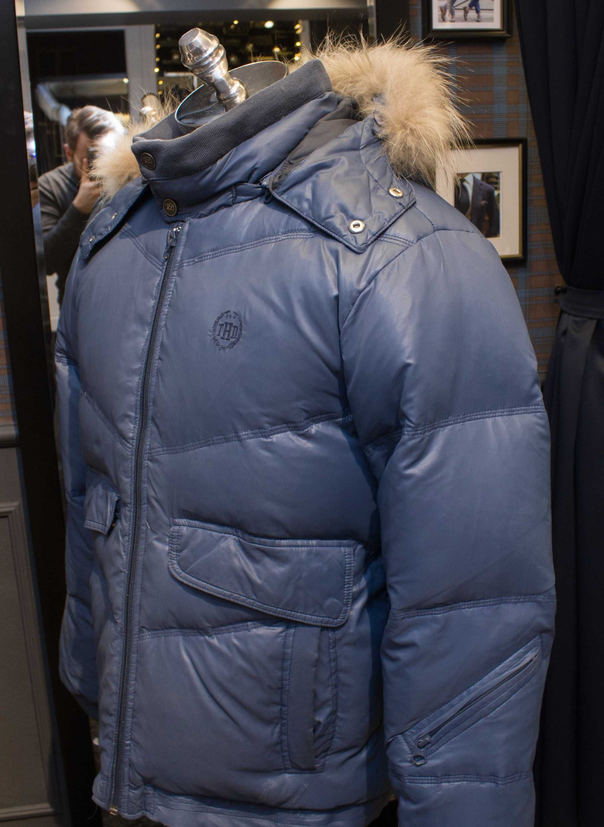 TOMMY HILFIGER - Ultra-ciepła Kurtka Puchowa z Kapturem (XL)