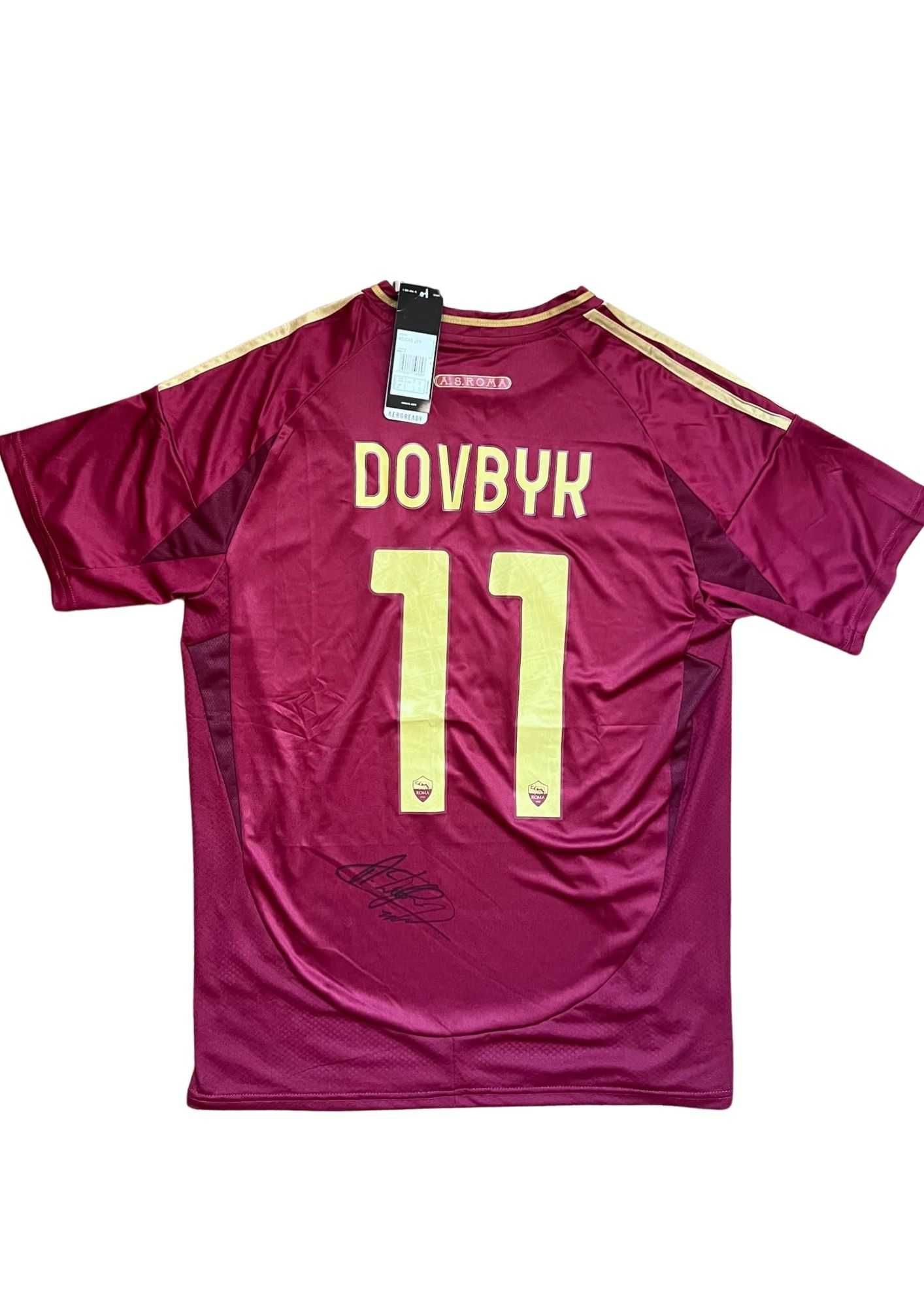 Artem Dovbyk AS Roma koszulka z autografem + certyfikat autentyczności
