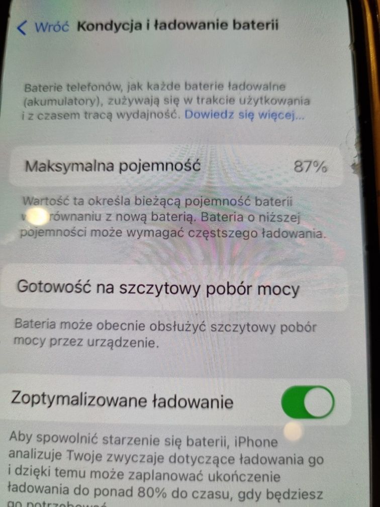 IPHONE X  64 GB biały