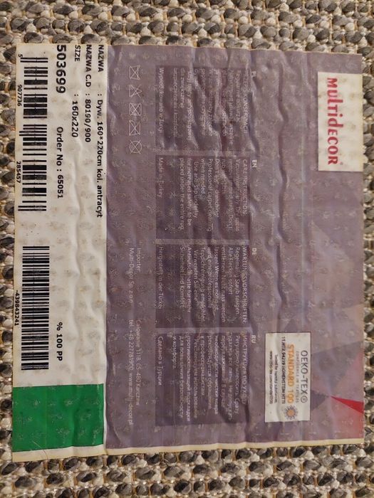 Dywan 160x220 antracyt