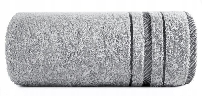 Ręcznik Koral 50x90 srebrny frotte 480g/m2