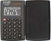 Kalkulator kieszonkowy 8 - pozycyjny z klapką TOOR