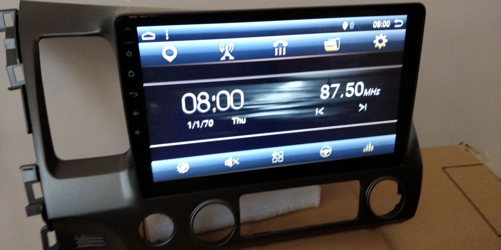 Аатомагнитола Honda Civic Android 9 PX6 4/32g GPS Wi-Fi Bluetooth