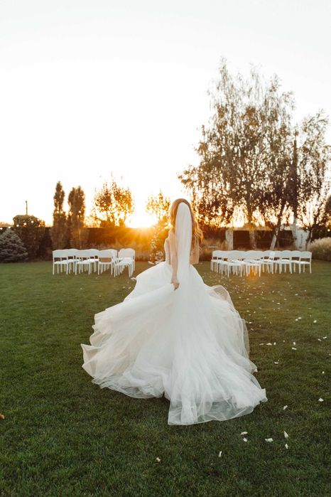 Неймовірна класична брендова ВЕСІЛЬНА СУКНЯ La Novia Couture