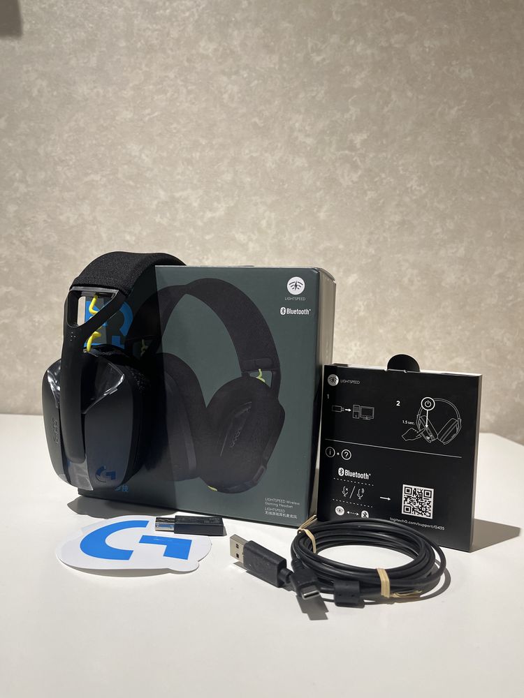 Бездротові навушники Logitech G435 LIGHSPEED Black