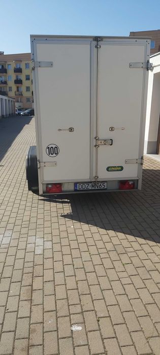 Przyczepa 2 osie kontener