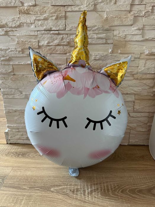 Balon dla dziewczynki okrąły jednorożec