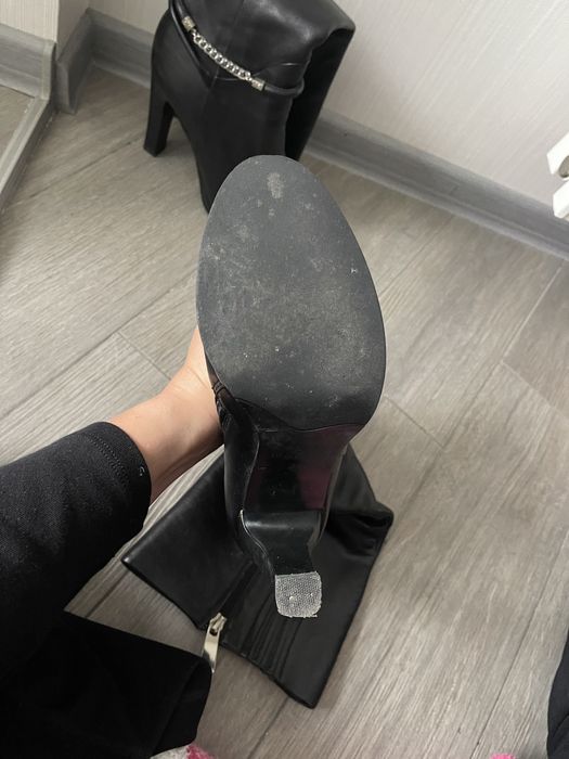 Чоботи шкіряні 39