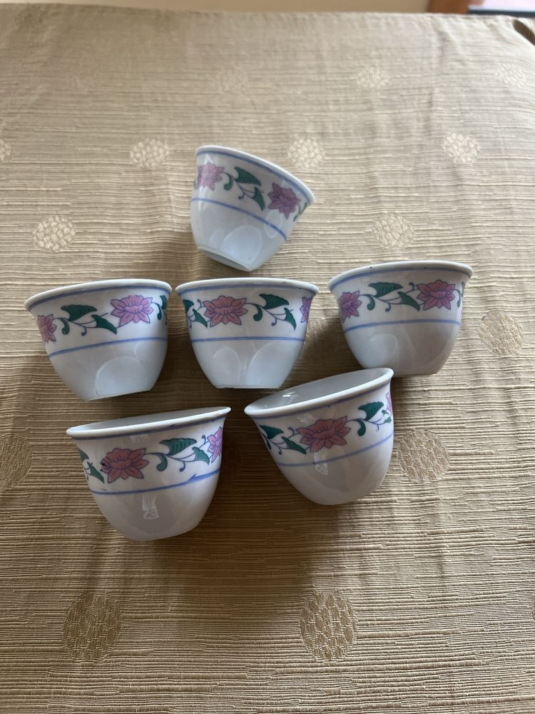 Conunto de 6 chavenas de sake