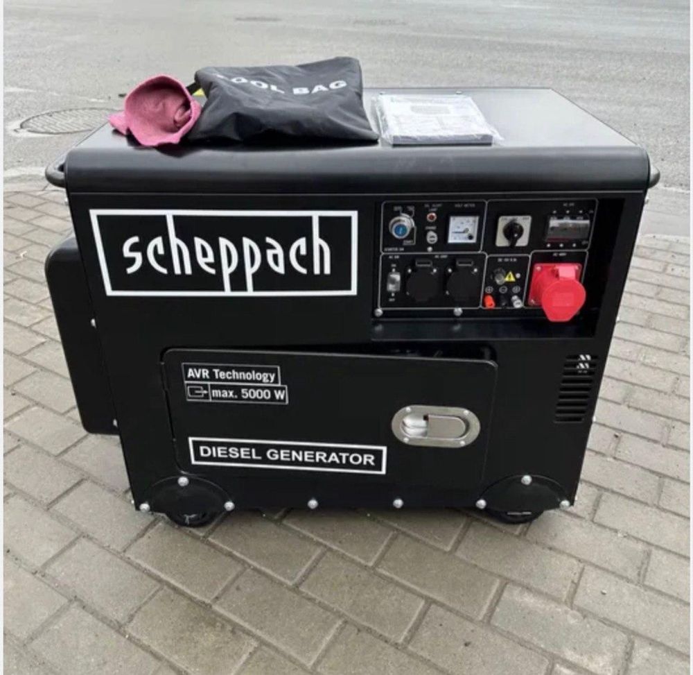 Генератор дизельний Scheppach DGS5500 5кВт