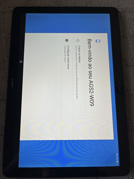 Tablet da marca Huawei em estado Novo