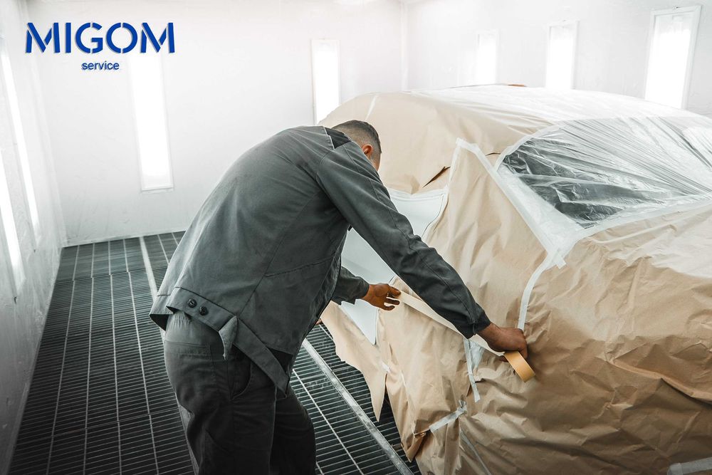 Покраска бампера