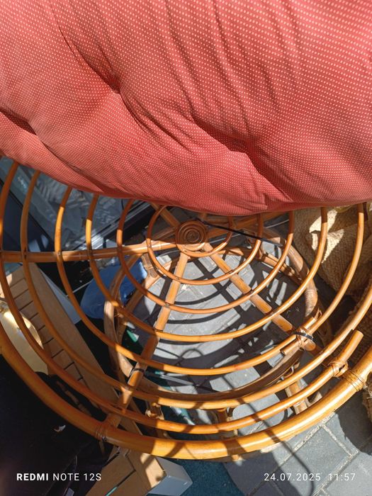 Fotel jysk rattan bambus
