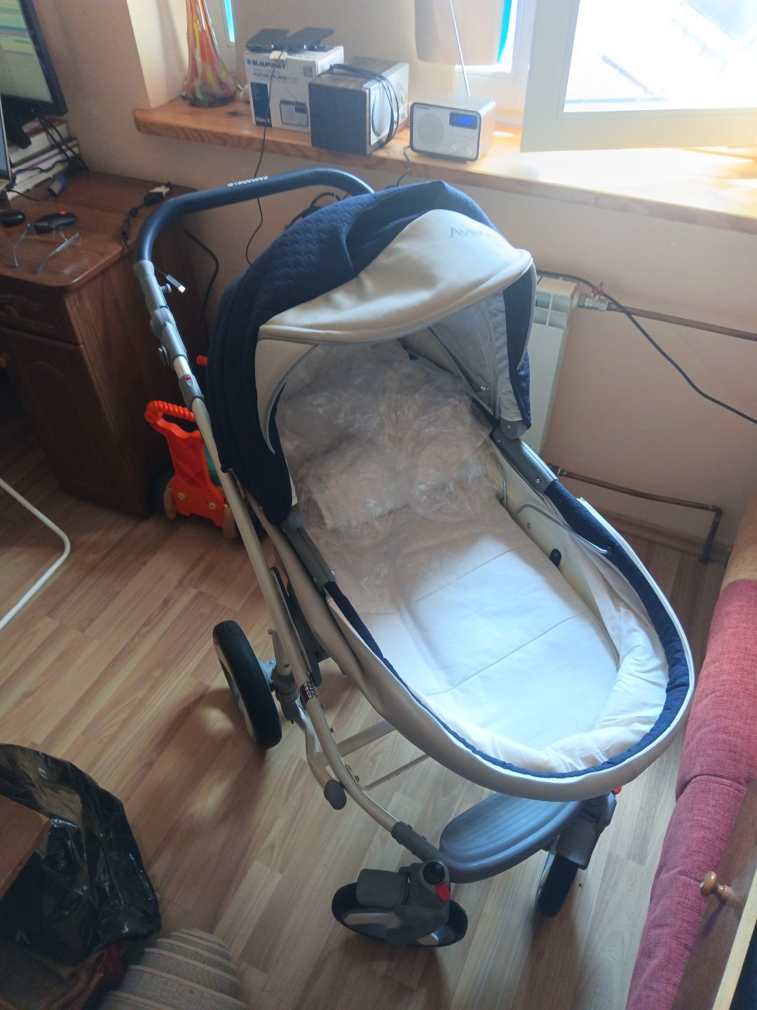 wozek 3w1 camarelo avenger