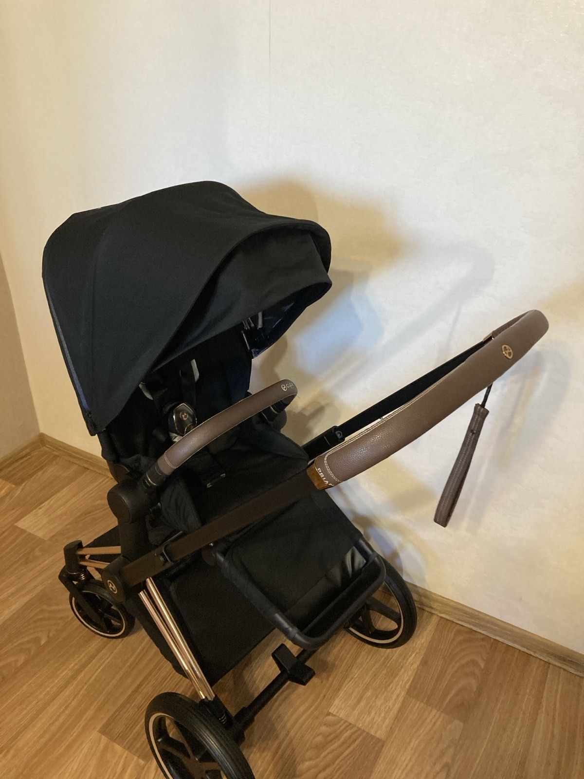 Cybex priam lux Black 3в1 Шассі Rose Gold Сайбекс