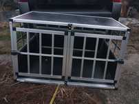 Klatka transportowa psa kota animal kennal do samochodu alu