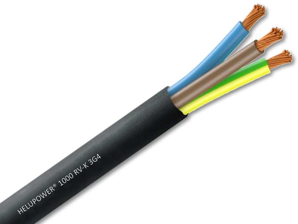 HELUKABEL 1000 RV-K Kabel zasilający 3x4mm² PVC