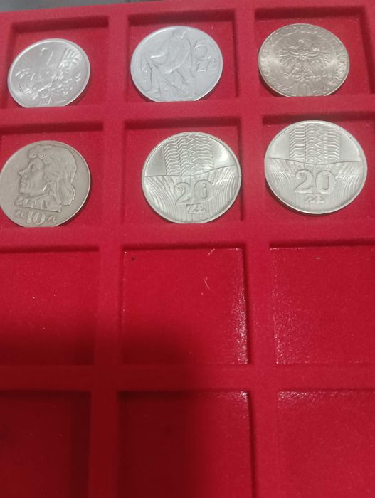 Moedas antigas da Polónia