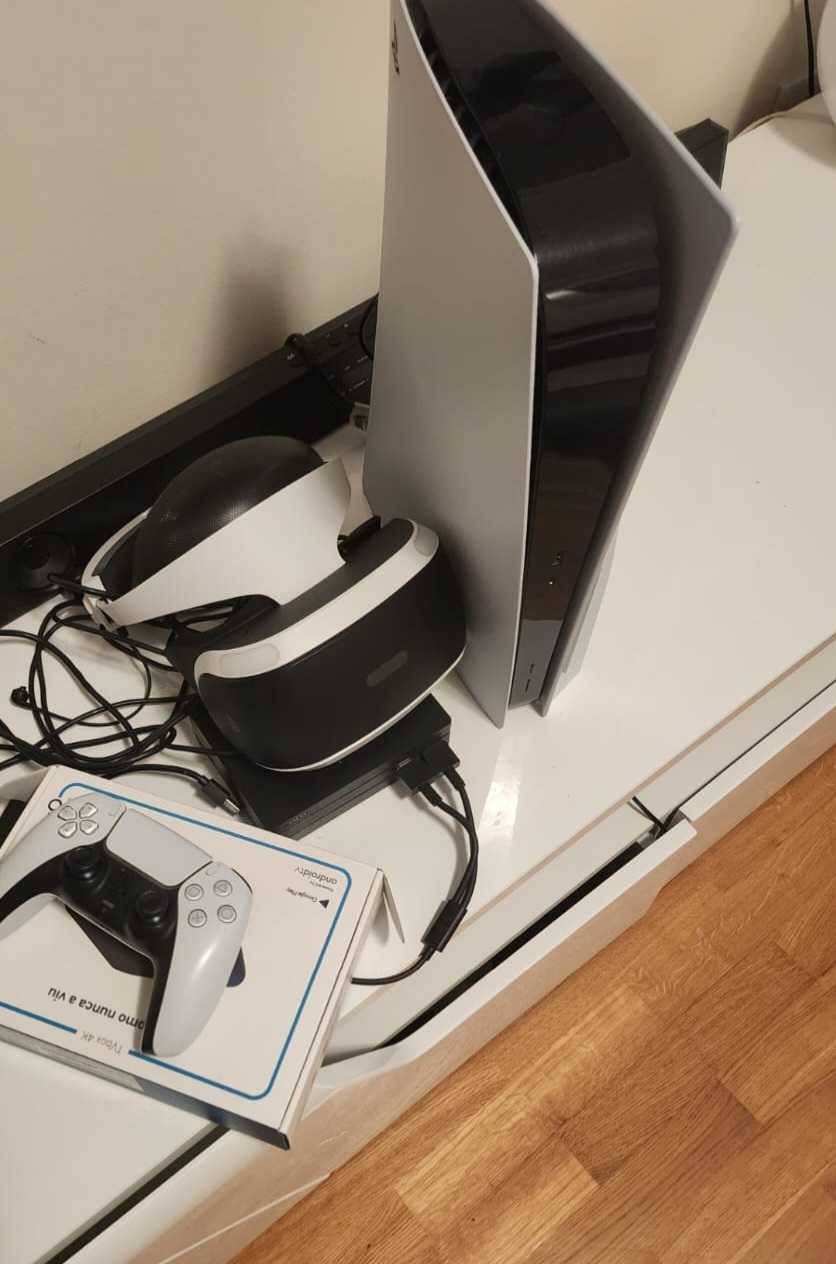 Ps5 com realidade virtual incluindo