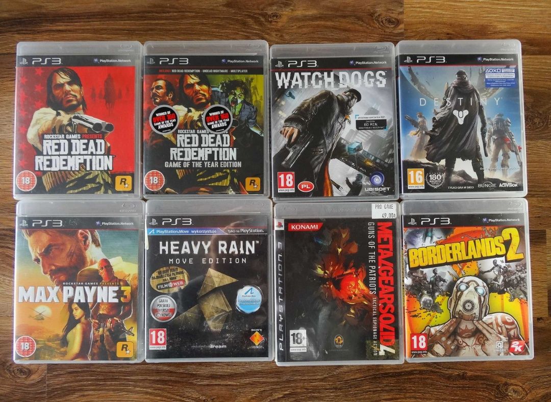 Gry PS3 Tomb Raider Niesławny Infamous The last Of US Battlefield RDR