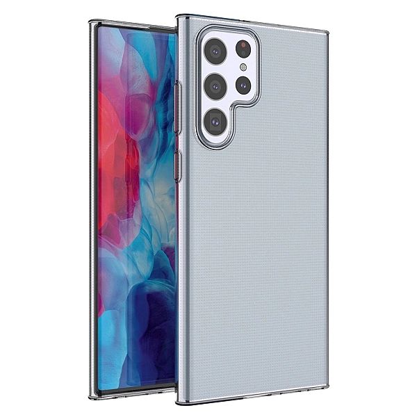 Żelowy pokrowiec etui Ultra Clear 0.5mm Samsung Galaxy S22 Ultra przez