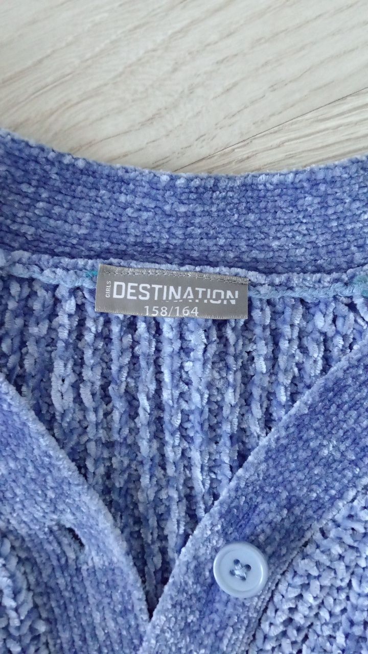 sweter niebieski bawełniany