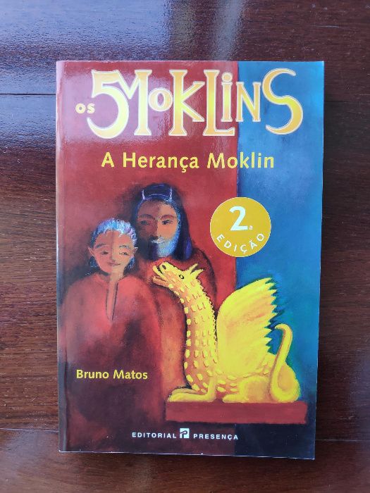 Livro "A Herança Moklin" (Os 5 Moklins)