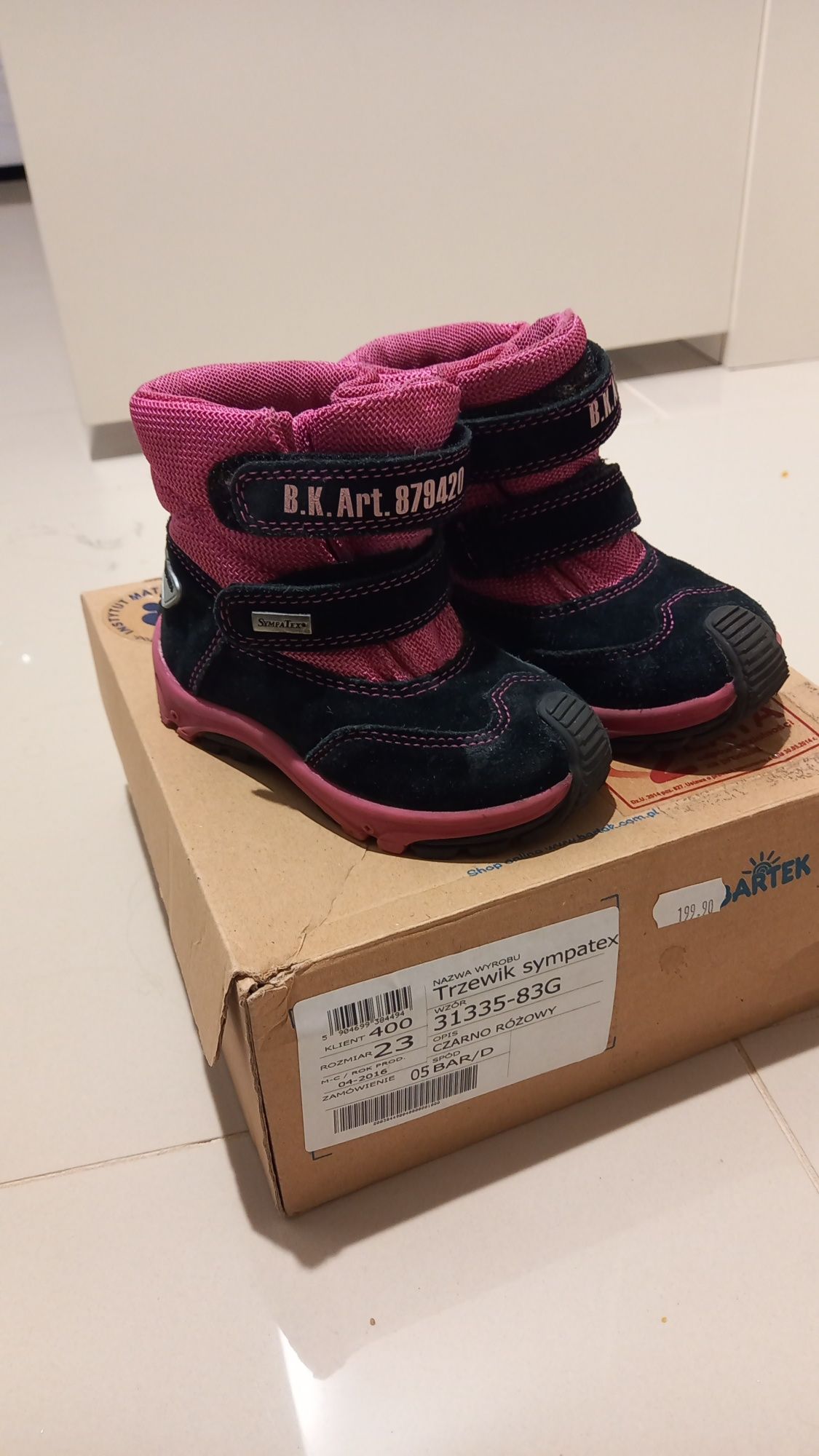 Buty zimowe, śniegowce, kozaki 23 Bartek