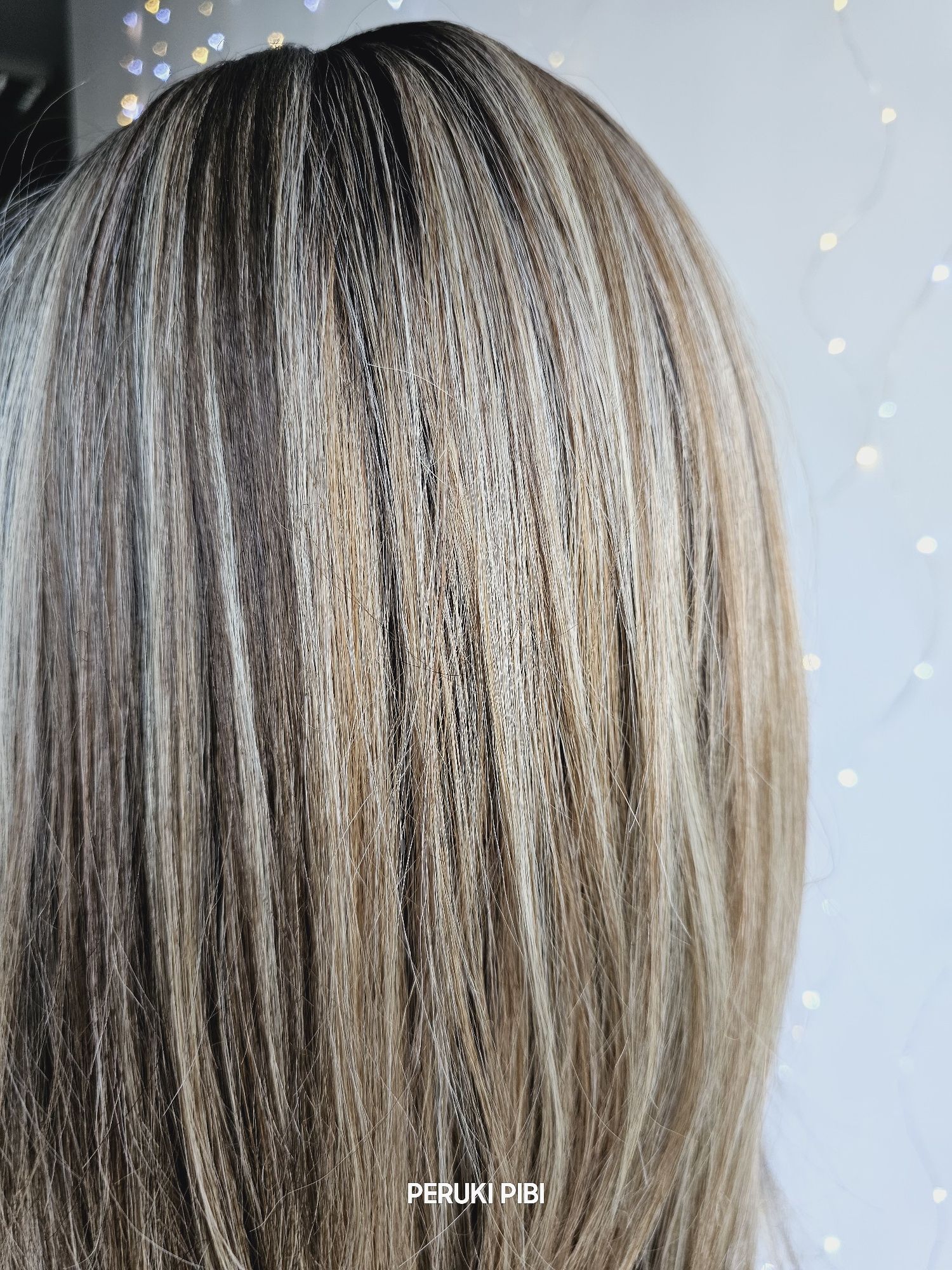 Długa peruka blond brąz baleyage 3D Jennyfer ll naturalna fryzura