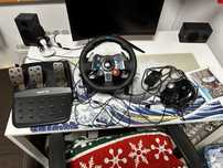 LOGITECH G29 (nowa)+ shifter zmiany biegow