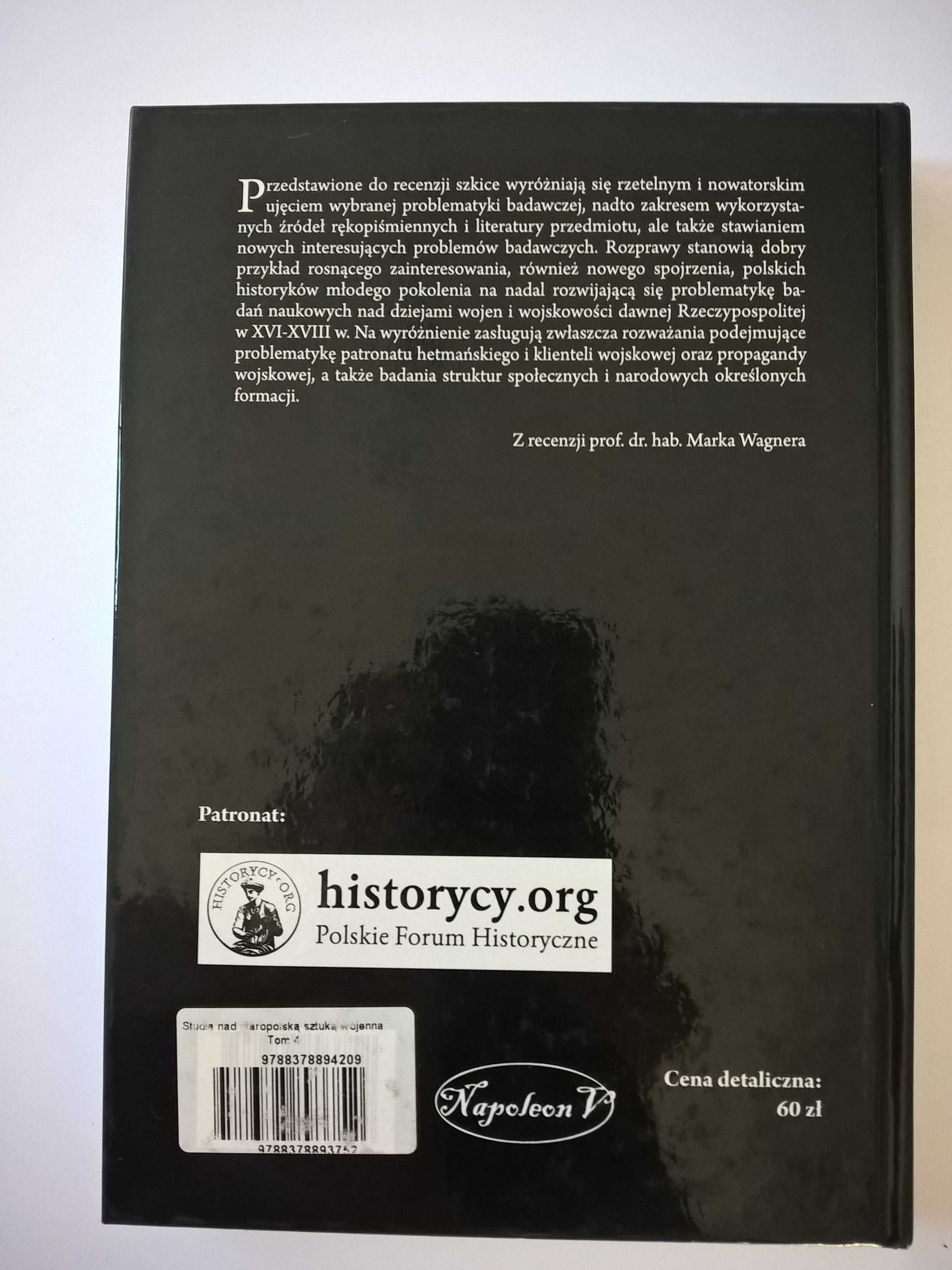książka "Studia nad staropolską sztuką wojenną IV"