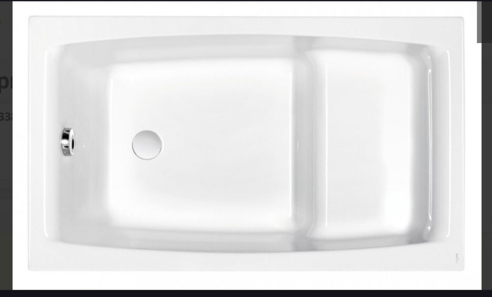 Ванна акрилова сидяча 120×70