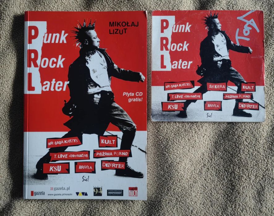Punk Rock Later Mikołaj Lizut + CD Dezerter Armia Kult Siekiera KSU