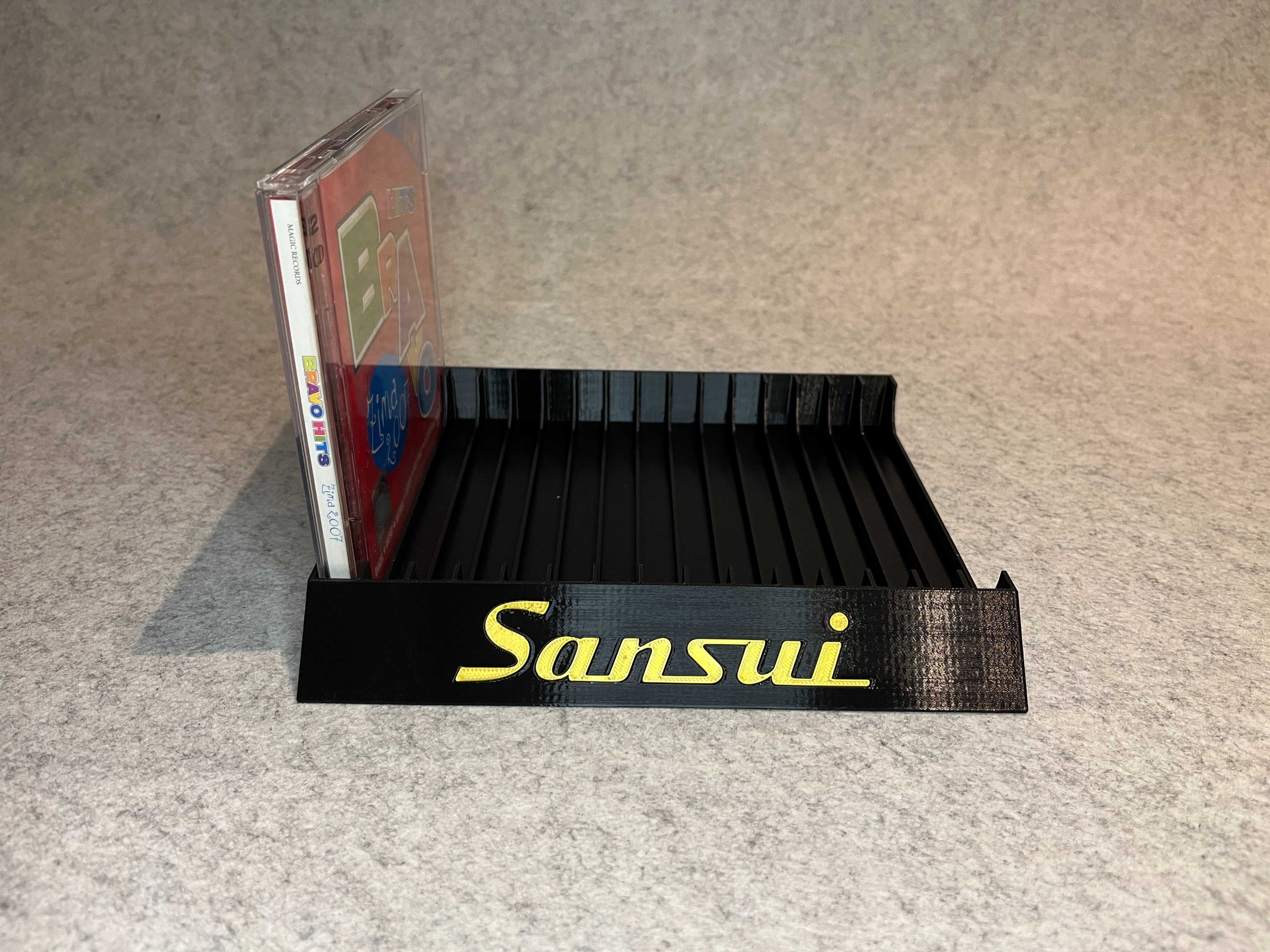 Stojak podstawka na 15 plyt CD Sansui