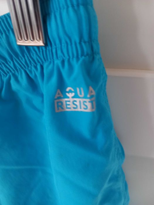 Kąpielówki Decathlon Nabaiji niebieskie roz. 134 spodenki