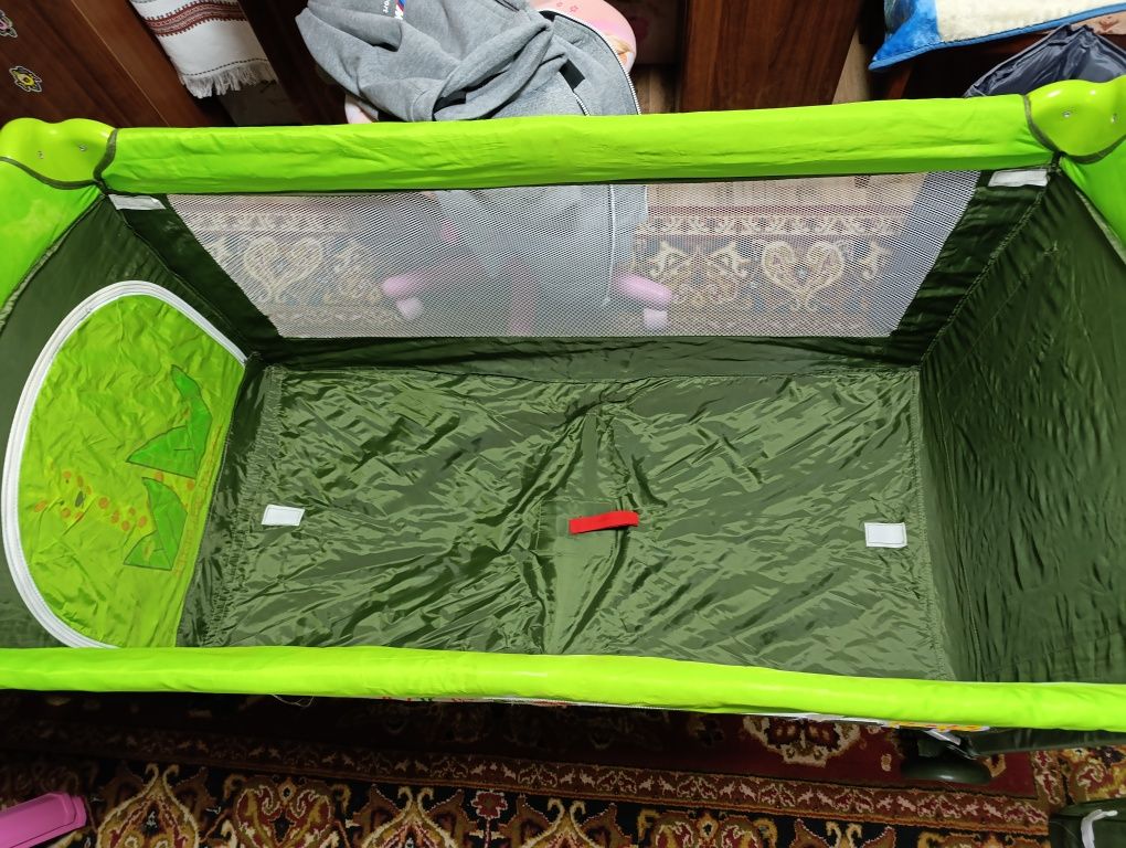 Манеж дитячий з люлькою