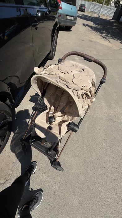 Прогулянкова коляска Cybex Mios шасі Rose gold