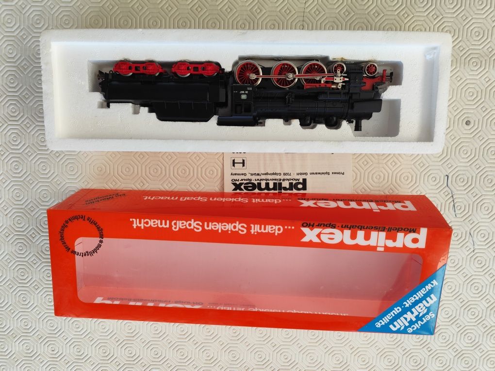 Primex HO - 3010 Locomotiva a vapor com vagão de carvão