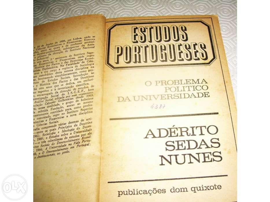 O problema político da universidade (adérito sedas nunes)