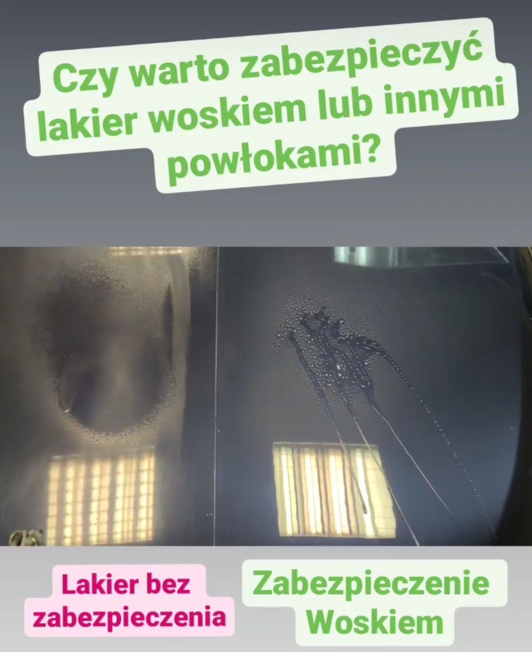 Polerka lakieru, Korekta lakieru, Polerowanie lamp, Wosk, Ceramika