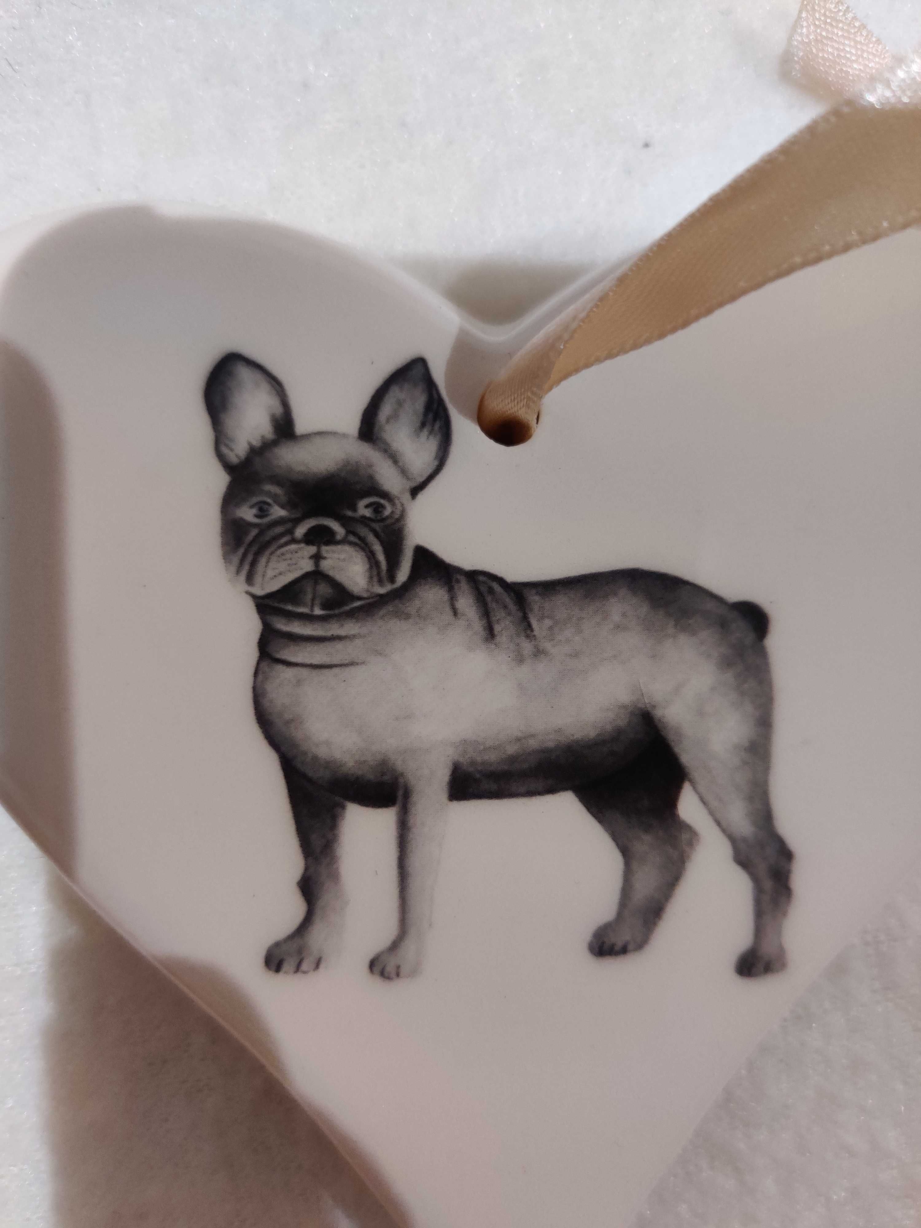 Buldog francuski zawieszka nowa oryginalna pies