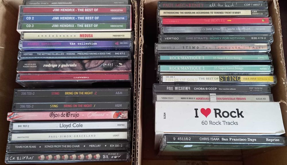 Lote de CDs Originais Rock, Pop, Brasil, Indie, Jazz, Portuguesa