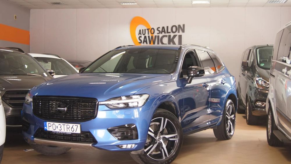 Volvo XC 60 2.0 B4 197KM+14KM AWD R-Design Salon.Pl 1Właść Bezwypadkowy